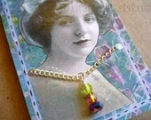 Charming Little Bead Pendant Necklace on Quote Gift Card - The Best