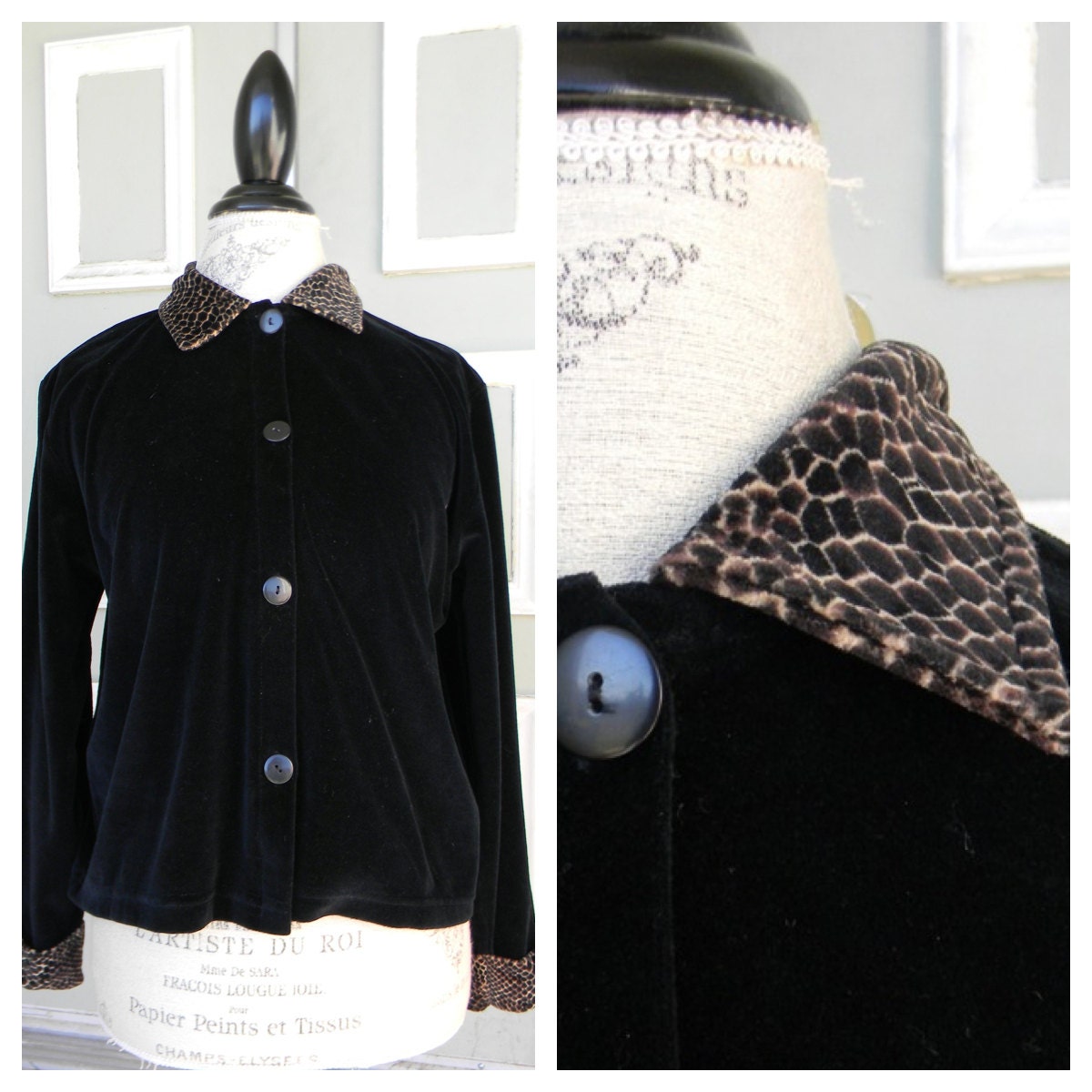 90s // COLLARED JACKET