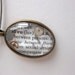 Love dictionary page pendant under glass with watch parts necklace