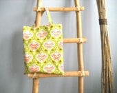 Fabric Gift Bag - Re-Usable, Floral Garden Design