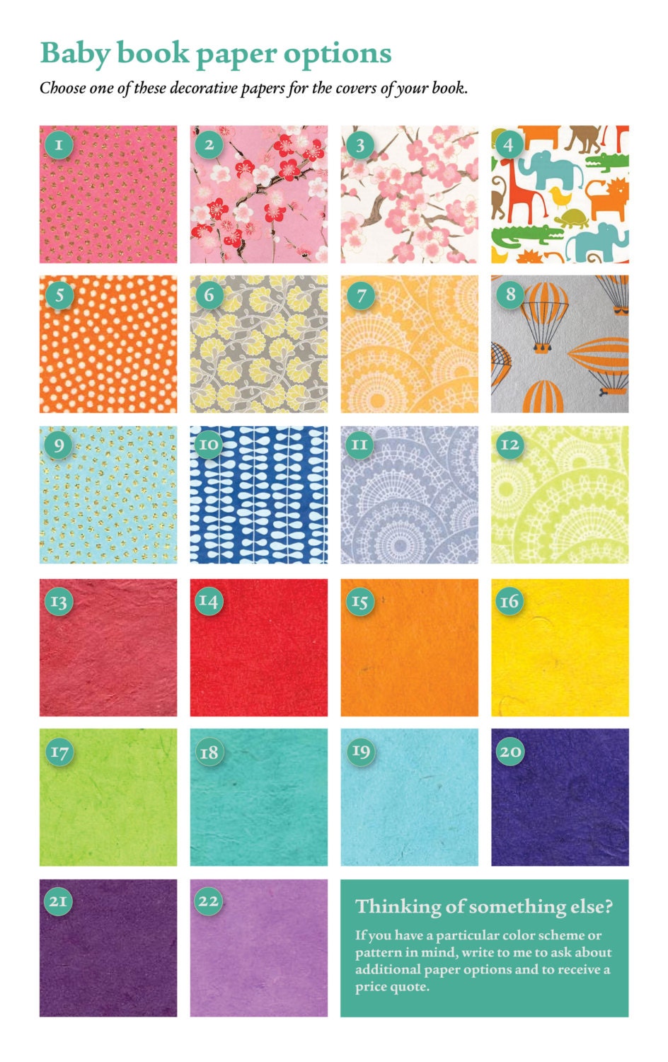 RESERVED for Cassie: Custom baby book. Premium edition, personalized with name (large 11 x 9.5)