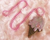Chocolate Ice Cream Necklace