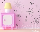 Vinyl Wall Sticker Decal Art - Starbursts