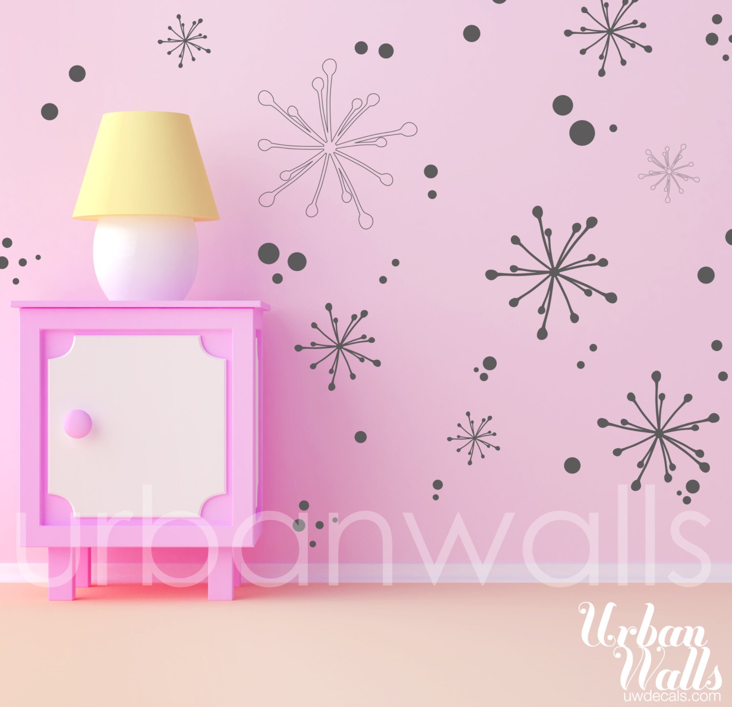 Vinyl Wall Sticker Decal Art - Starbursts