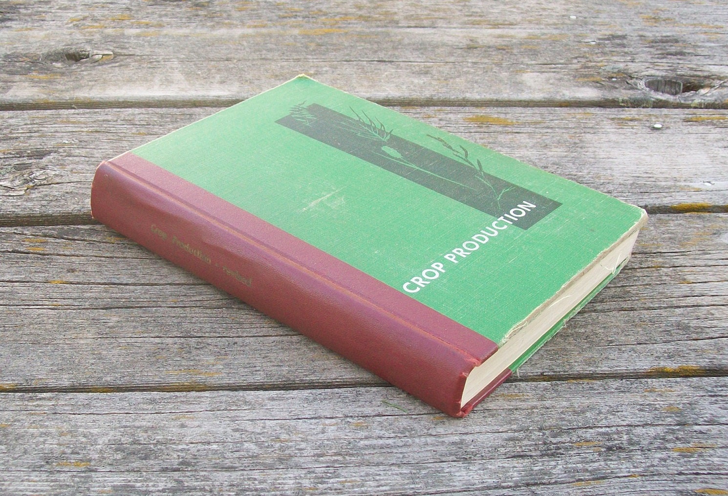 Vintage book Crop Production Principles and Practices by Harold Hughes and Edwin Henson 1957 Revised Edition