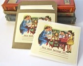 Classroom Bookplates with RetroTeacher Library Gift Set of 12 Stickers