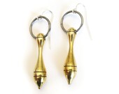 Brass Jewelry - Bomb Earrings - Tear Drop - Hand made