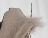 beige hat deco hand blocked luxury millinery women beret