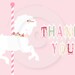 INSTANT DOWNLOAD - Carousel Party Collection - Thank You Card