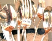 Gardener or Naturalist Design Your Own Silverware Garden Markers Place card Mothers Day