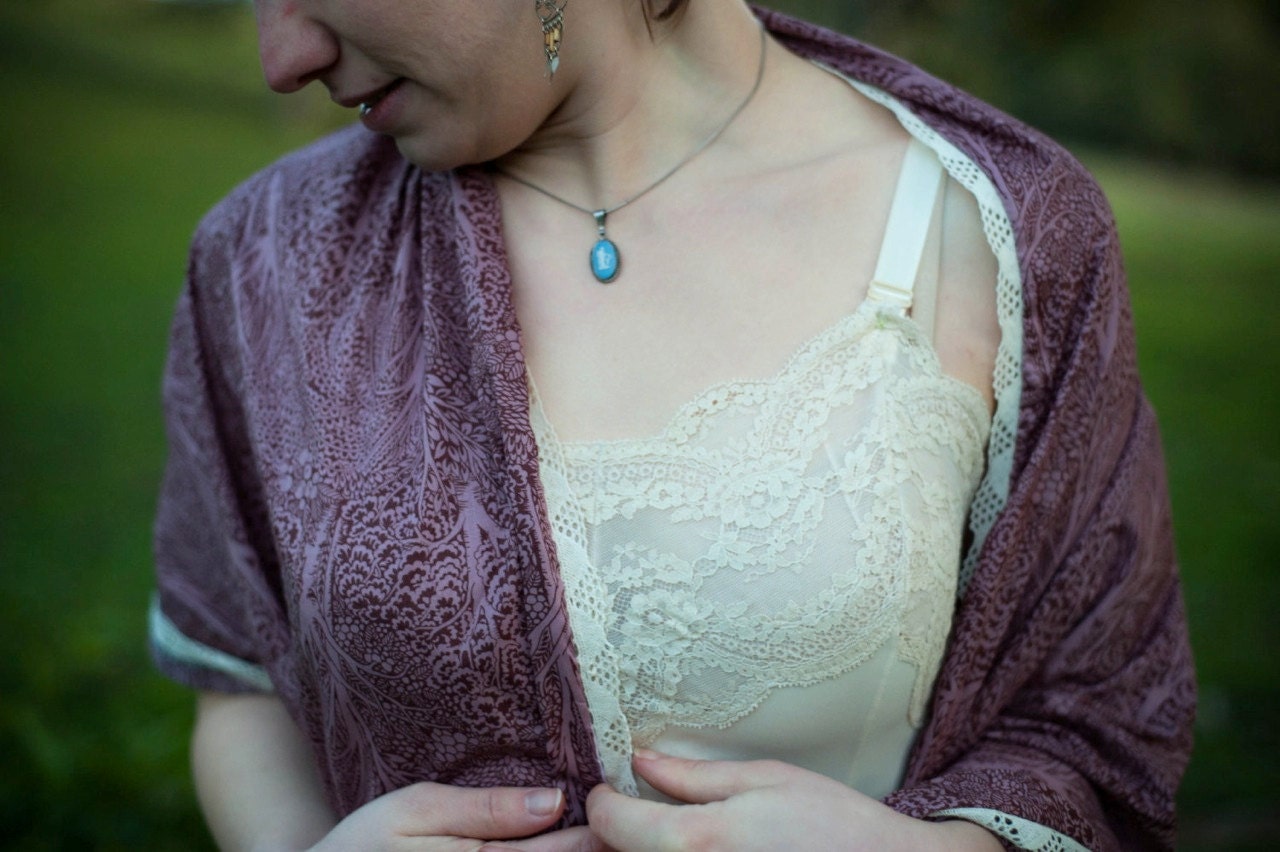 Violet fairy shawl