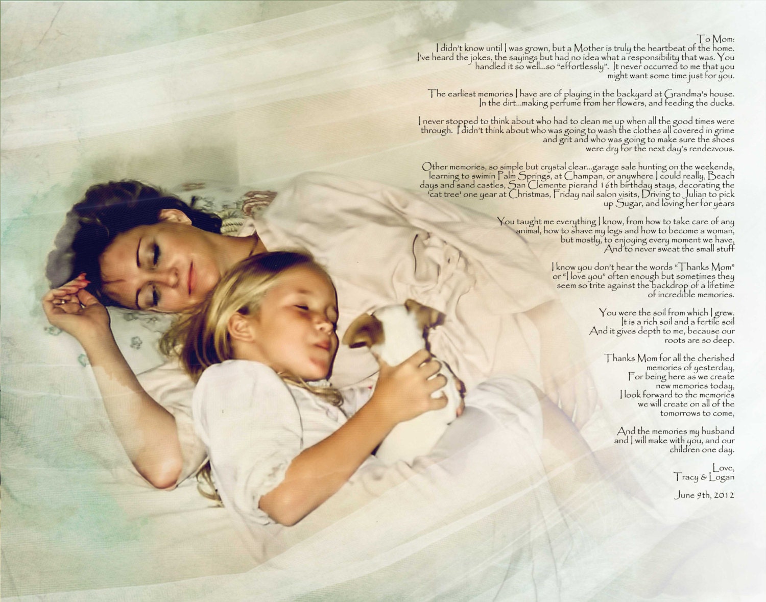 Canvas Mother of the Bride gift  Wedding Photo to art Your personalized custom wedding gift for mom mother
