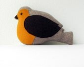 the Fledgling - plush wool pillow
