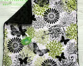 Gender Neutral Minky Binky Blanket From Kemaily