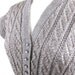 1950s-Style Handknit Cap-Sleeve Jumper. 50s Sweater (Light Brown)