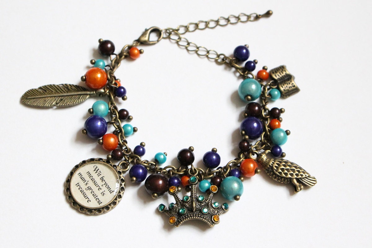 Charm Bracelet (Blue Eagle House) Bronze version