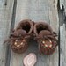 Beaded baby moccasins Newborn buckskin moccasins Soft sole baby shoes