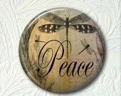 Pocket Mirror Dragonfly  Peace  Buy 3 get 1 Free 068