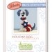 Dog Stuffed Animal Pattern - Felt Plushie Sewing Pattern & Tutorial - Liberty the Patriotic 4th of July Dog - Patriotic Embroidery Pattern