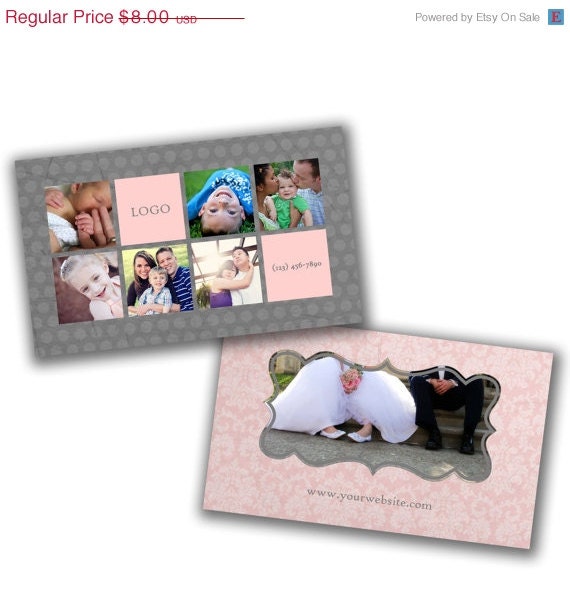ON SALE INSTANT Download -  Photography Business Card Psd Template - 0774