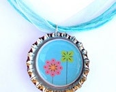 Bottle Cap Pendant Necklace