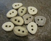 10 Deer Antler Buttons.
