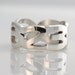 Date Ring, Sterling Silver Custom Anniversary Ring, Personalized Jewelry