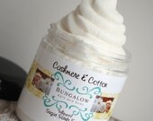 Sugar Scrub Soap Cashmere & Cotton Paraben and SLS Free - 8oz Jar - New