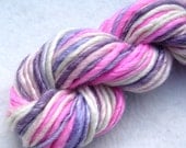 Self Striping Sassy  - 60 yards Thick and Thin Handspun yarn