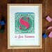 Personalised Vintage Alphabet Block Letter Name Print - Green