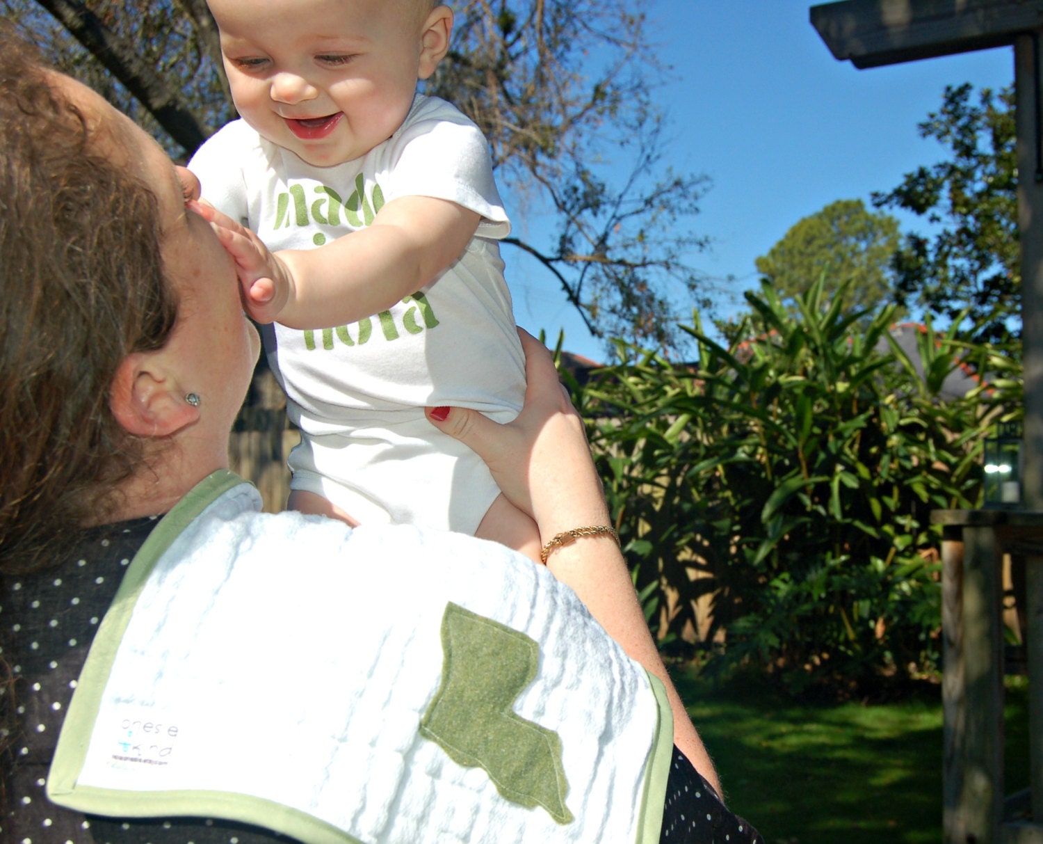Funny Baby Shirt Made in CUSTOM CITY Funny Baby Onesie Custom Baby Gift