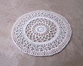 Timeless Beauty Crochet Lace Doily, New Home Decor, Handmade by NutmegCottage
