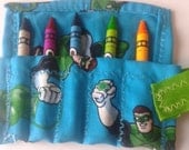 Party Favor Crayon Roll, Green Lantern Crayon roll, Crayon Roll, Party Fovors