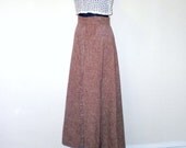 Sale... maxi skirt / vintage 1970s maxi skirt / boho