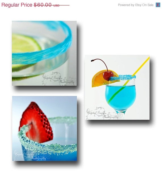Cocktail Drinks Wall Art Home Decor Fine Art Photography Martini Daiquiri Umbrella Drink Rimming Sugar
