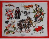 Traditional Sailor Jerry Re-Paint Flash Sheet - 11x14" - PRINT