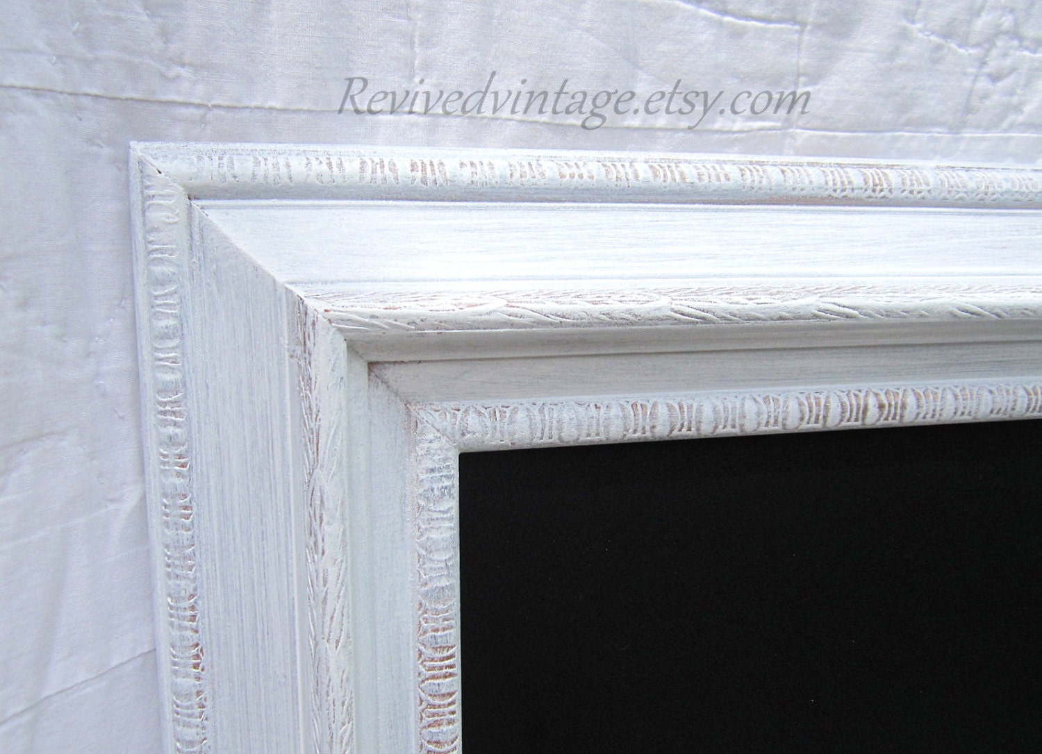 SHABBY CHIC WEDDING Chalkboard X Large 44"x32" Distressed White Framed Cottage Home Framed Chalk board Shabby Chic Nursery Kitchen Decor