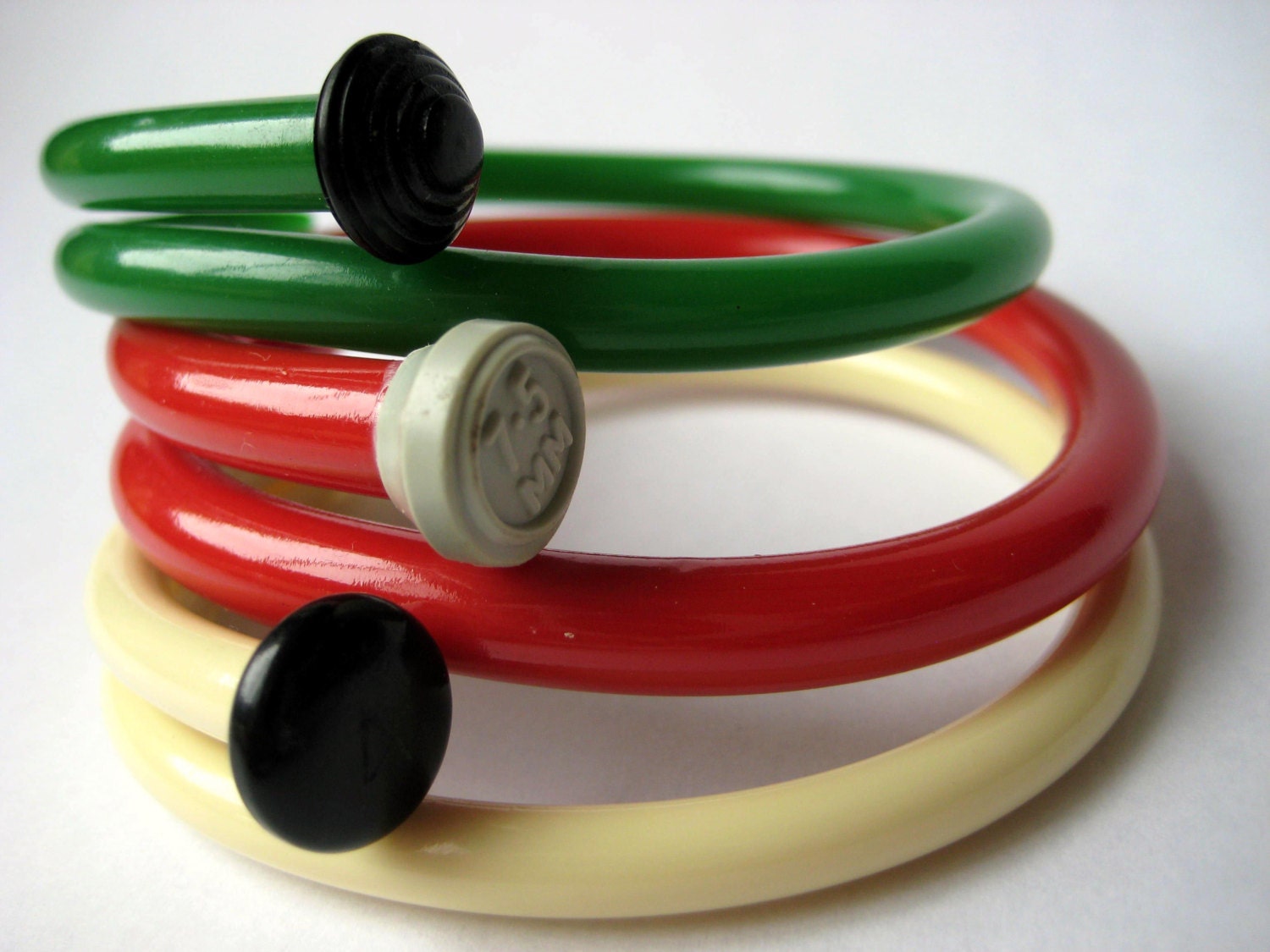 Statement Jewelry Vintage Knitting Needle Bracelets Italiano MEDIUM
