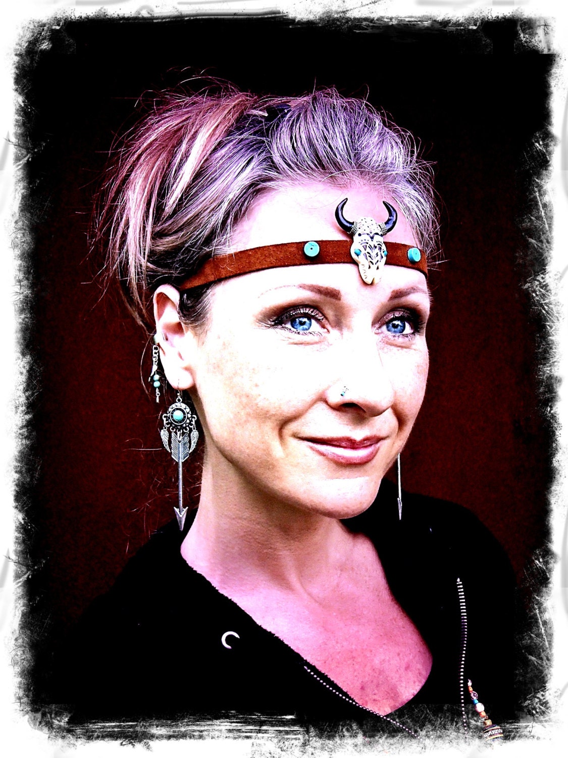 KALA flower EAR CUFF dangle ear Cuff silver Ear cuff Fairy Ears Ear jewelry Festival ear accessories ear band