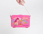 Vintage 80s Pink Poochie Overnighter Purse Mattel