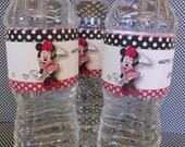 Printed On Waterproof Labels-Hot Pink Minnie Mouse Water Bottle Label Il_170x135