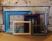 Picture Frame Gallery Seaside Shore Collection Wood Distressed Painted