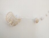 Valentine garland - Cute Felt Heart Garland - Home Decor - Wedding - Anniversary - Children's room decor - Baby's room decor