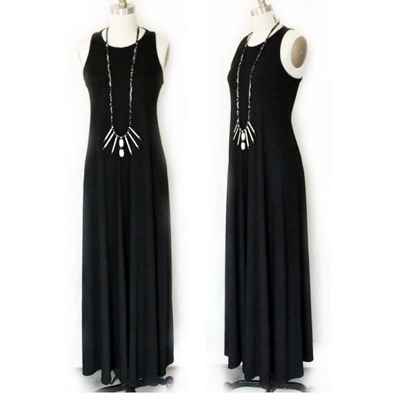 Relaxed Fit Racerback Maxi Dress