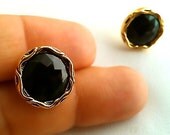 EDITH Roaring 20's Estate Inspired Stud Earrings- SMALL