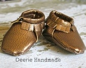 Baby or Toddler Moccasins Shoes faux Leather- Pick your size