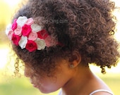 Rose Cluster Boutique Felt Flower Headband