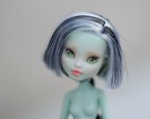 40% OFF Sale OOAK Monster High Repaint  NUDE Frankie Stein Repaint Custom Doll Monster High Custom