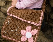 Kiwi Tote Messenger Bag  - Instant Download Crochet Pattern