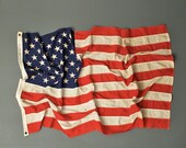 Vintage American Flag - 3' x 5' - Stars and Stripes - Memorial Day